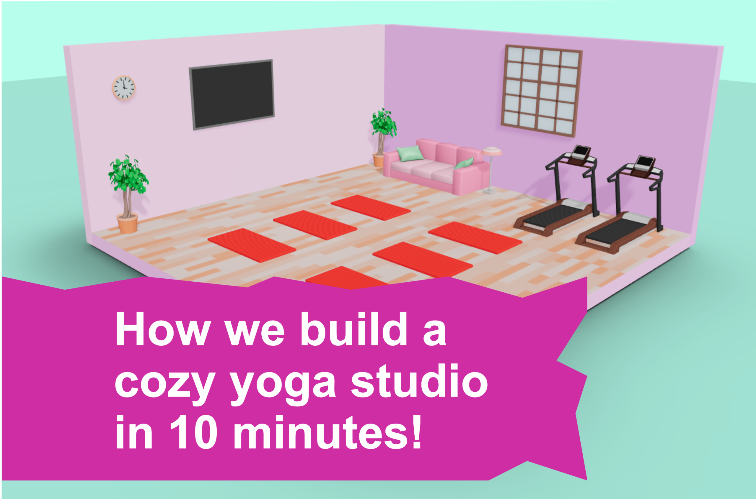 3d website for yoga studio built with voxxly