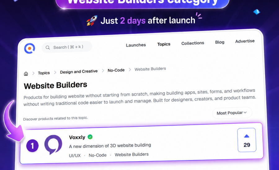 voxxly #1 on startupbase